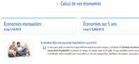 Exemple des économies que vous pouvez faire grâce au calculateur en ligne d'InfoPrimes